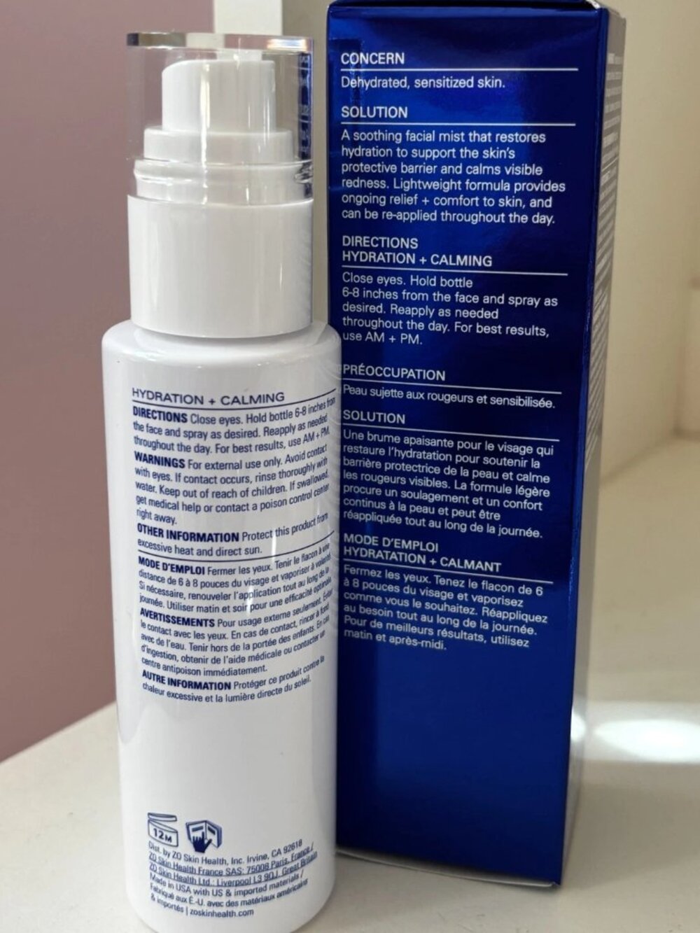Zo Skin Health Soothing Hydro Mist 100ml 3.4oz Exp 9/28 UNUSED NEW - Picture 2 of 3